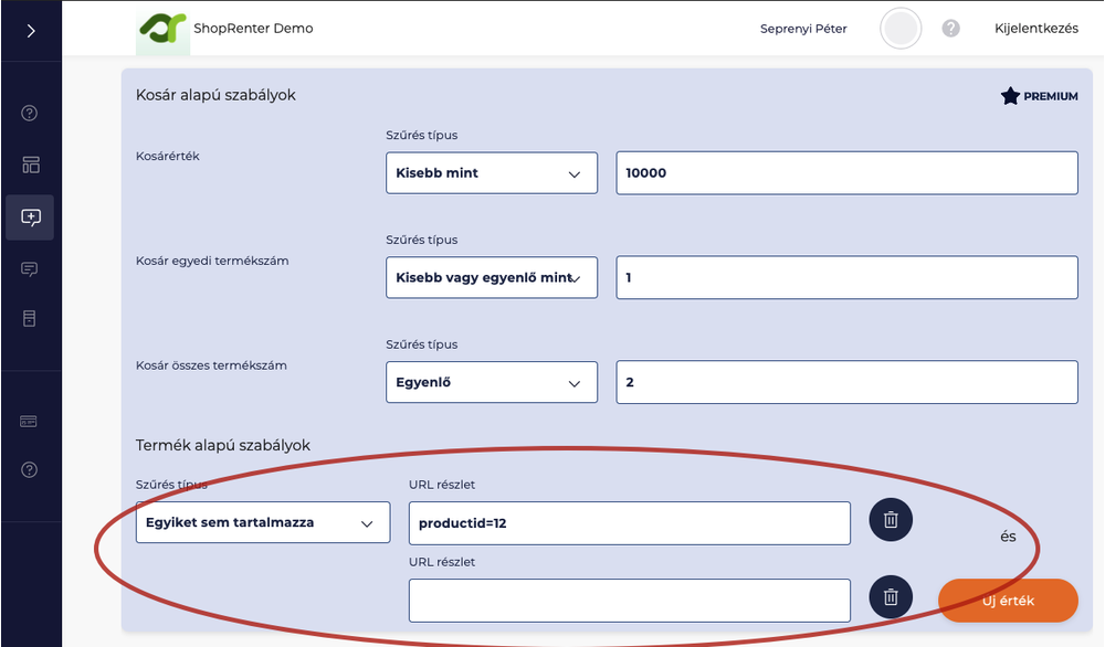 Kosár szabályok Kosár szabályok