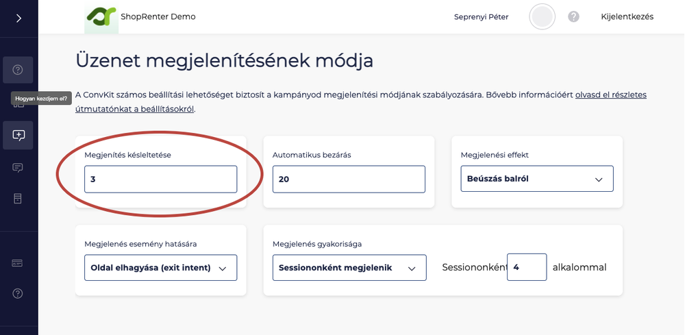 Megjelenési beállítások #3 Megjelenési beállítások #3