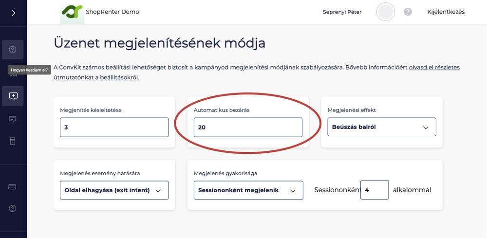 Kampány létrehozása #3 Kampány létrehozása #3