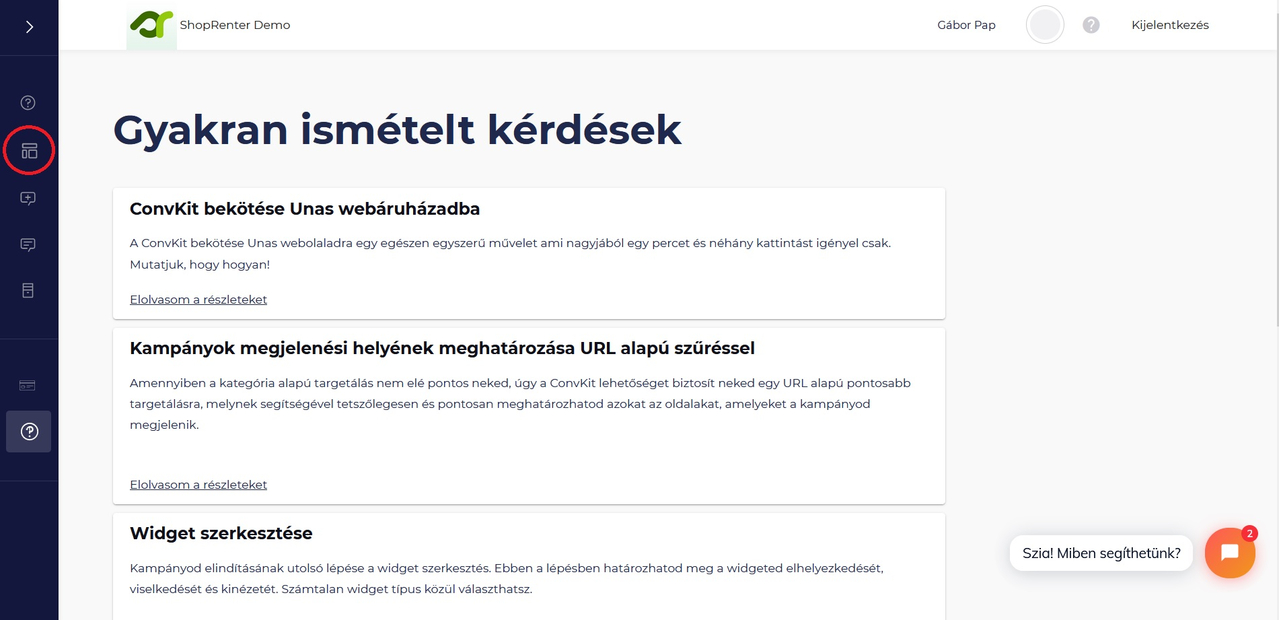 Áttekintés helye Áttekintés helye