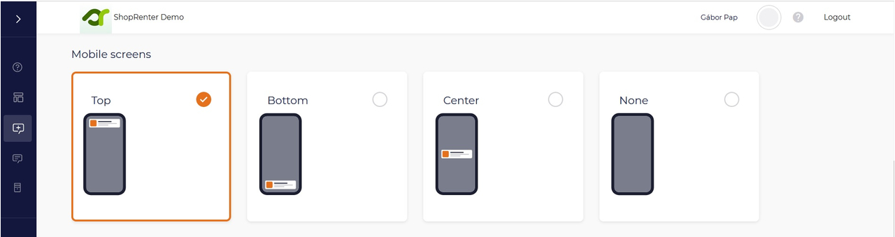 Mobile positions Mobile positions